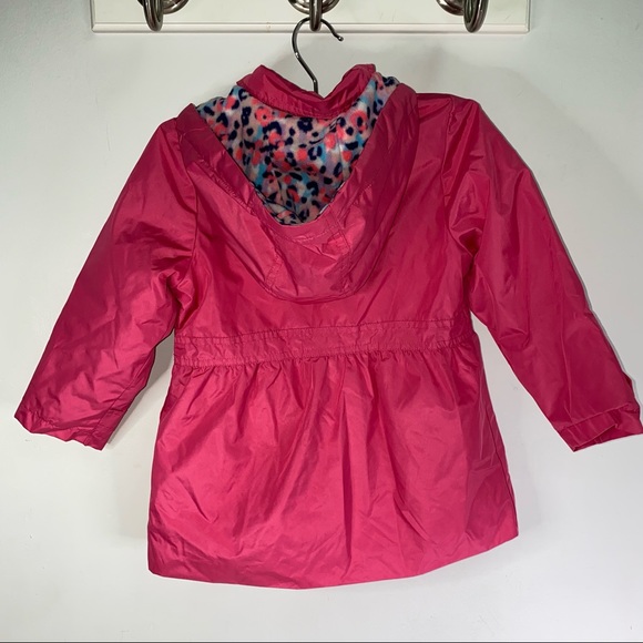 Pink OshKosh Toddler spring / fall Rain Jacket 4T - Picture 6 of 8